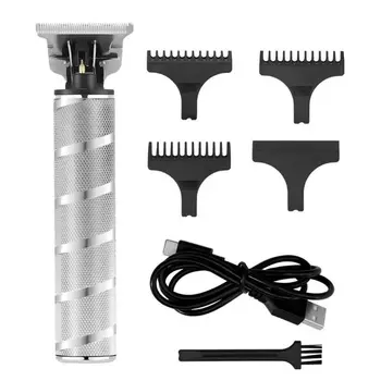 

Professional Hair Clippers Men T-Blade Beard Trimmer Cordless Barber Grooming U1JE