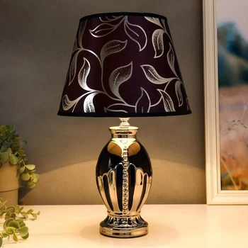 

Table lamp 16143/1 E14 40W black with silver 40x25x25 cm 5145618