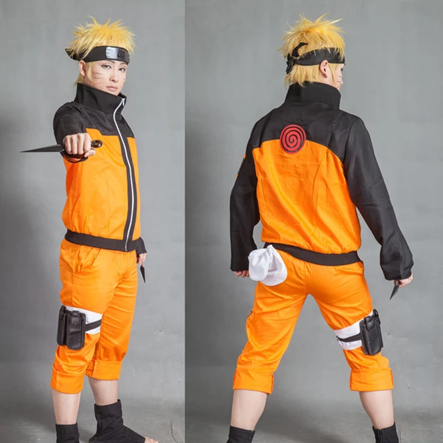 Naruto Uzumaki Anime Halloween Cosplay Costume Halloween