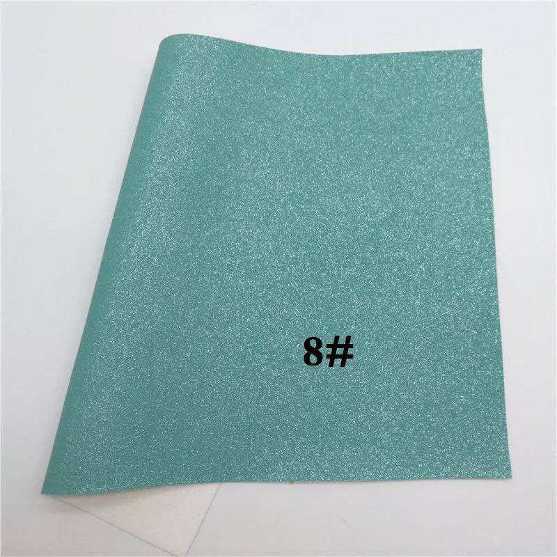 Glitterwishcome 21X29 см А4 Размер сказочная пыль микро блестящая кожа, блестящая искусственная кожа ткань, синтетическая кожа для бантов, GM489A - Цвет: 8