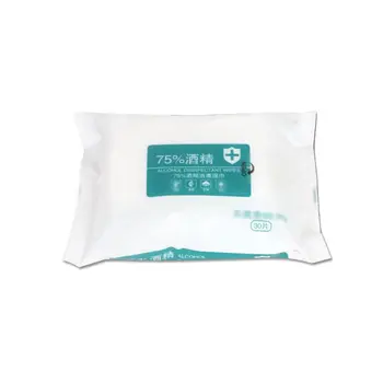 

30Pcs Alcohol Wipes Sterilize Wipe Out Pernicious Influence And Clean Hand Wipes For Family Daily Protection Hand