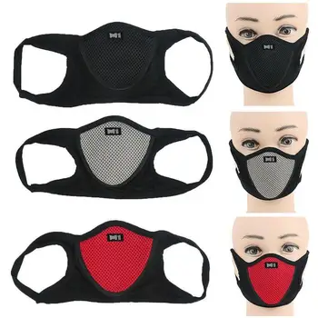 

Outdoor Sports Half Face Mask Men Women Riding Windproof Dustproof Anti Haze Non-woven Fabric Breathable Masks Rider Respirator