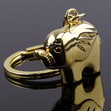 Креативный брелок с изображением животных, золотой слон-брелок для малышей, рекламная реклама, рекламная акция, небольшие подарки, может вырезать письмо