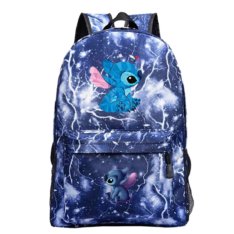 Sac Dos plecak Mochila Stitch школьный Аниме маленький рюкзак мужские школьные сумки для девочек-подростков мультфильм унисекс индивидуальный логотип - Цвет: 21