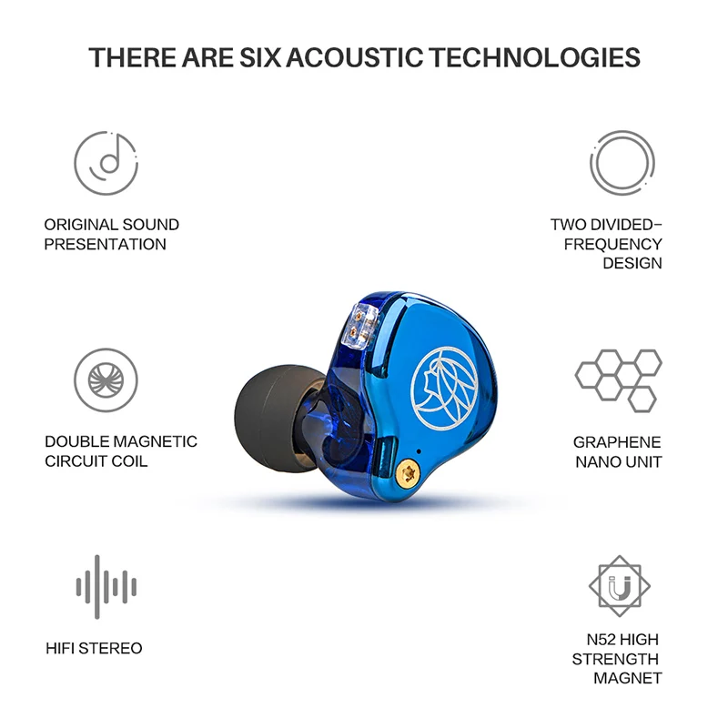 TFZ T2 In Ear EarphonesHIFI Wired Earbuds In Ear