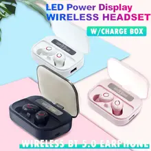 T11 TWS Earphone Bluetooth 5 0 Wireless Headset Sport Headphone Stereo In Ear Earbud With LED Display Charge Box Phone Stand New