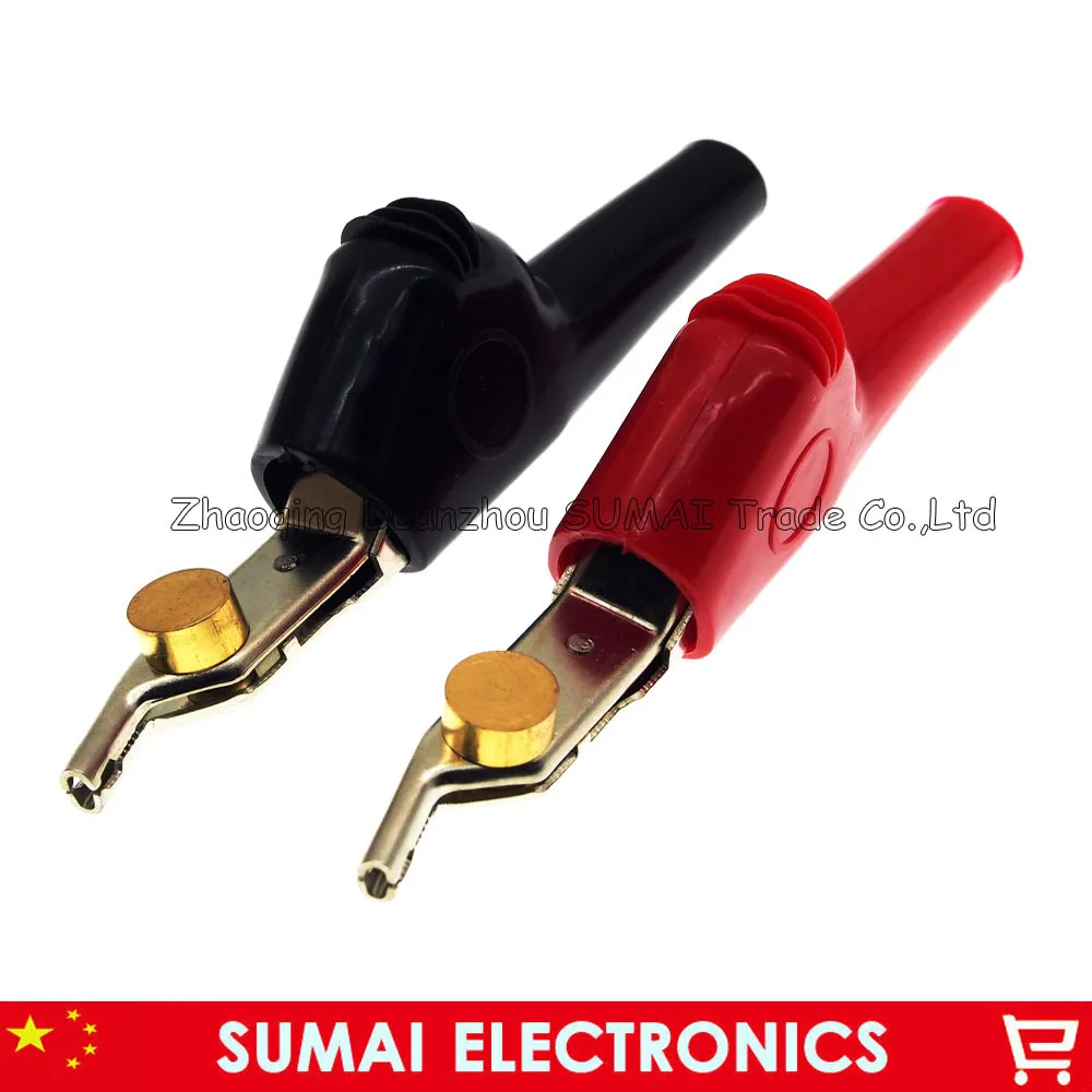Зажим типа крокодил для ремонта автомобиля 101 мм|alligator clips|alligator cable clipsalligator |