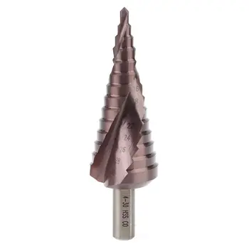 

4-30mm The Pagoda Shape HSS Co M35 Triangle Shank Pagoda Metal Steel Step Drill Bit Hole Drill Cone Drill Bit 50JC