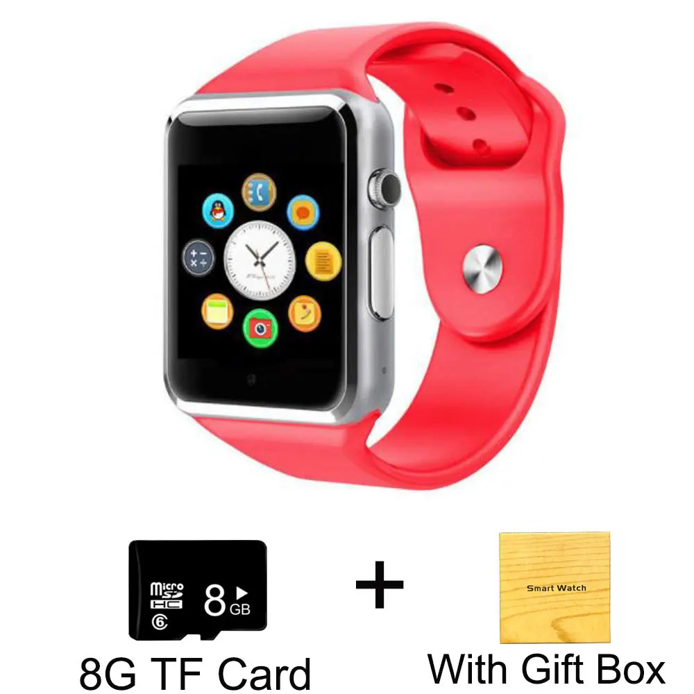Red with 8G Card K' 3C умные часы для детей детские часы телефон Поддержка 2G sim-карты Dail вызов сенсорный экран умные часы Детские умные часы - Цвет: Red with 8G Card
