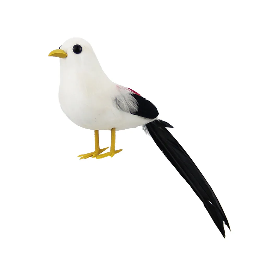 27X10 см поддельные птицы искусственные перьевые пены Doves дома на открытом воздухе сада декор место орнамент дома новое украшение DIY вечерние применение