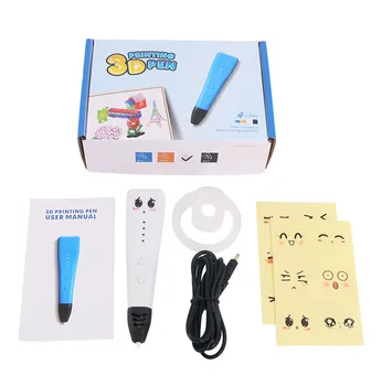 

3D Printing Pen Crafting Doodle Drawing Arts Printer Perfect Gift For Kids Comes with an emoticon sticker EU/AU/US/UK