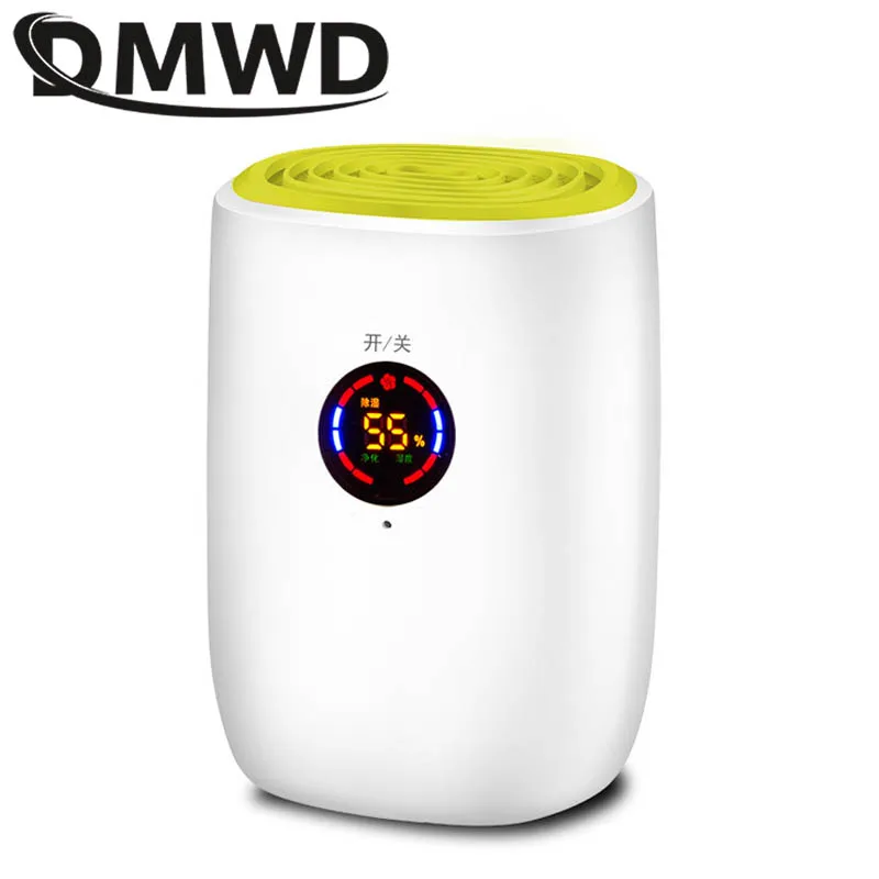 110V/220V Electric Dehumidifier Mini Portable Desiccant Moisture Cool Air Purifier Dryer LED Display Auto-off Absorber Defrost | Бытовая