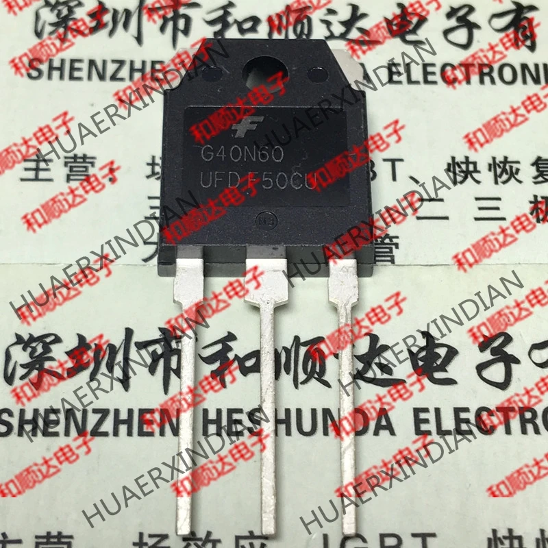 10PCS/LOT New and original G40N60UFD SGH40N60UFD TO-3P 600V 40A in stock