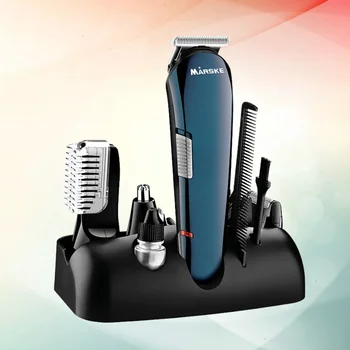 

Men Multi-function Beard Clipper Rechargeable Nose Hair Shaving Device Electric Razor (EU Plug)
