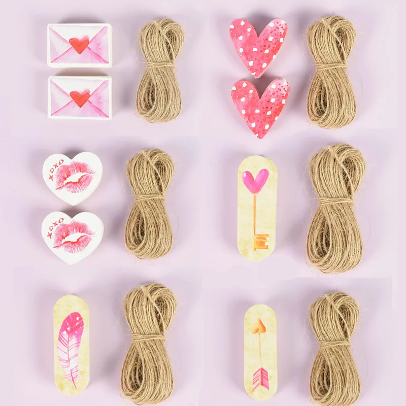 

50pcs Heart Shape Gift Tags Label Wedding Kraft Paper Hanging Tags For Baby Shower Birthday Party Gift Wrapping Decor Supplies