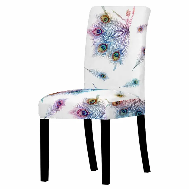 Universal Chair Covers Printed Elastic Stretch Universal Chair Cover Slipcovers For Dining Room Wedding Banquet Hotel YT068-5