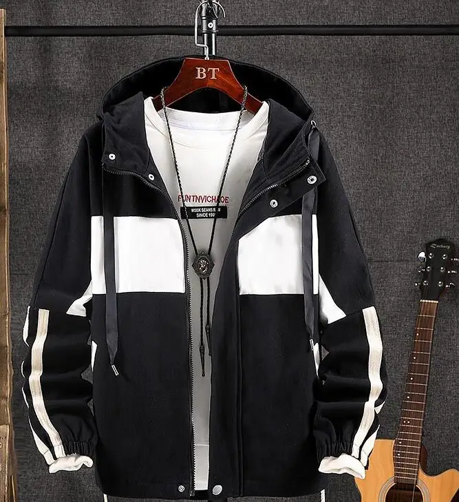 Yizlo куртка мужская chaquetas hombre veste homme jaqueta masculino Брендовые куртки для колледжа пальто размер США - Цвет: Черный