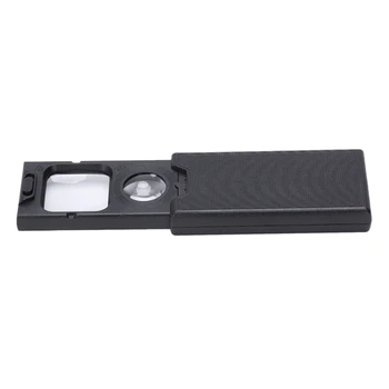 

5X - 45X Pocket Magnifier with UV Lamp Bright LED lighthouse Magnifier Tool