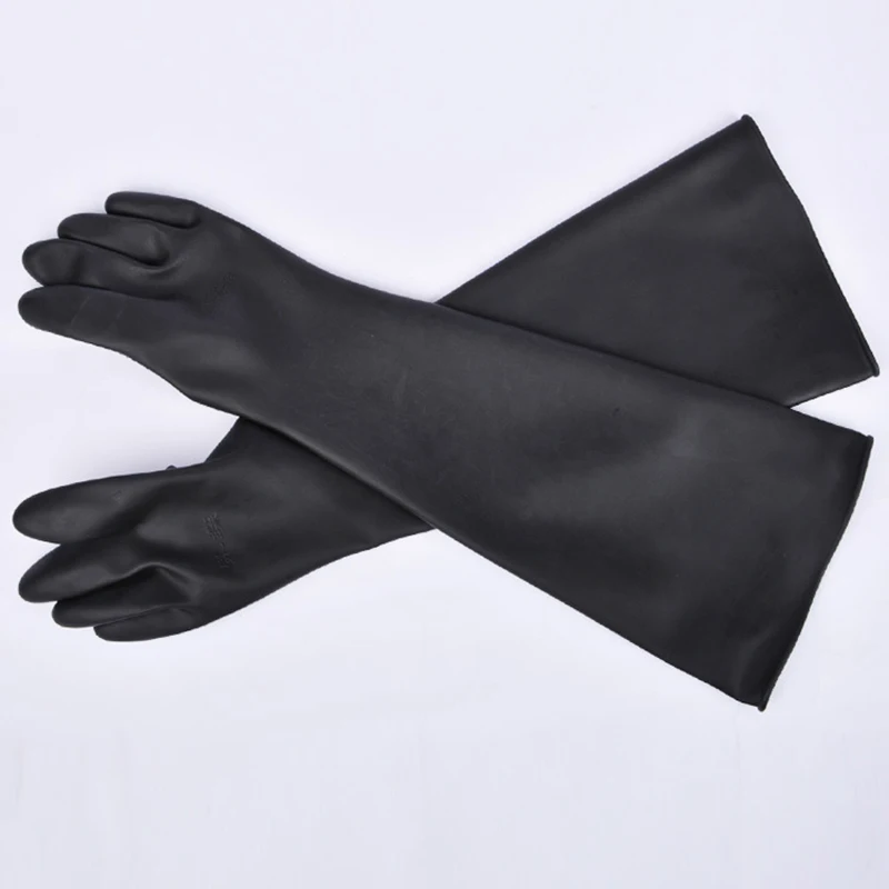 Thick Extra-large Anti-Chemical Anti-Fouling Corrosion Labor Safety Gloves Acid for Industrial Laboratory Rubber Gloves
