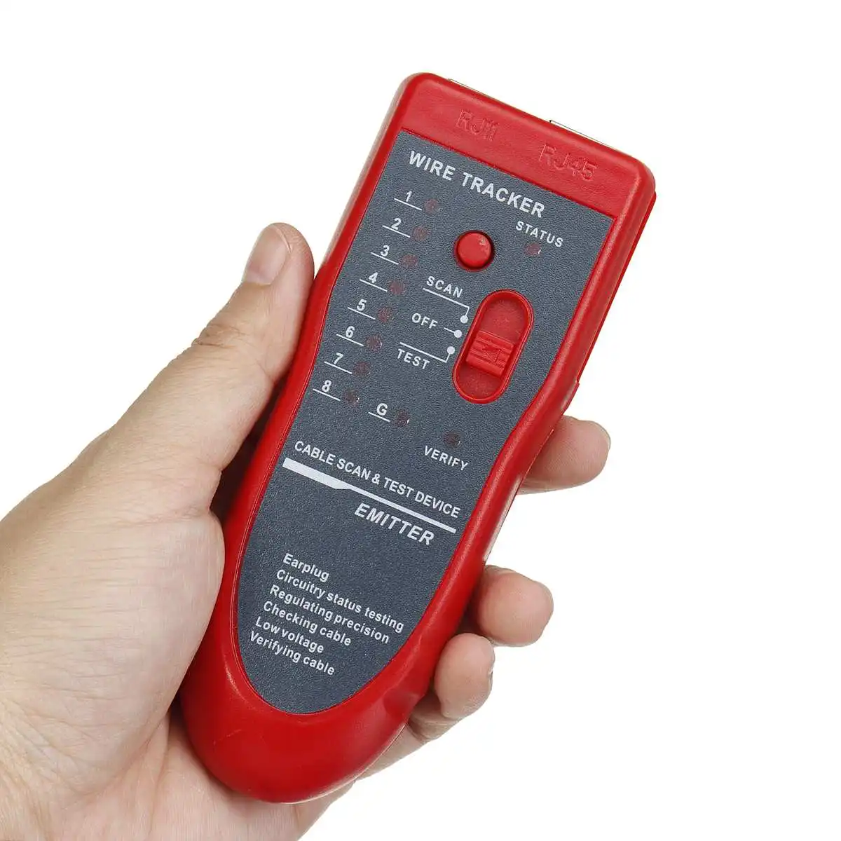 Ethernet LAN Сетевой кабель тестер UTP STP RJ11 RJ45 Cat5 Cat6 телефонный провод трекер Tracer тонер детектор линия Finder