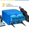 800W 2 IN 1 SMD Soldering Station Hot Air Gun Quick Heat LED Digital Electric Soldering Iron BGA Welding Station By PROSTORMER 4