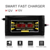 ASmart-cargador de batería automático para coche, dispositivo de carga rápida de 110V/220V a 12V 10A 10, pantalla LCD de ácido de plomo seco húmedo, enchufe europeo ► Foto 2/6