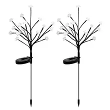 2 шт. IP65 солнечный светильник для сада Водонепроницаемый 16LED цветок Газон лампа Декор