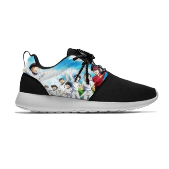 

Japan Anime Captain Tsubasa New Funny Kawaii Cool Kids Sport Running Shoes Casual Breathable Print Sneakers Boys Children Girls