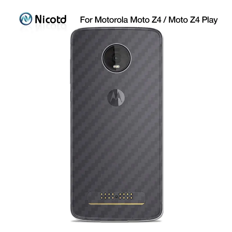 5 шт. защитная пленка из углеродного волокна для Motorola Moto Z4 Z3Play One Vision Action Zoom