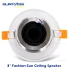 8Ohm 10W Bathroom Moisture-proof Aluminum Can Ceiling Speaker Background Music System Fashion In-ceiling Speaker Sound Quality ► Photo 2/6