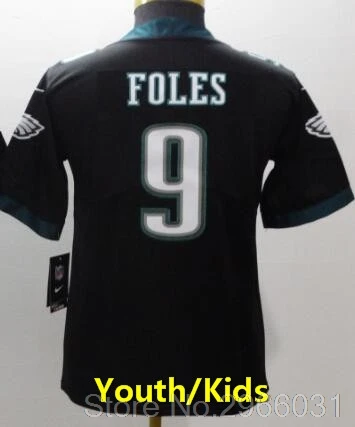 Philadelphia Качественные Детские Молодежные 36 Jay Ajayi 17 Alshon Jeffery 20 Brian davkins 27 Malcolm Jenkins 56 Chris Long jersey - Цвет: for kids youth