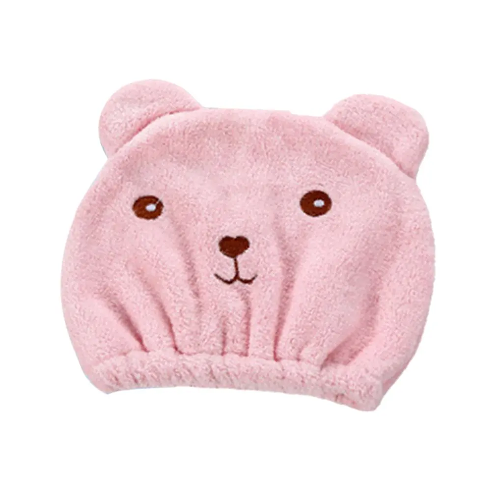 

Lovely Animal Cartoon Bath Absorbing Magic Quick Dry Bath Hair Drying Towel Head Wrap Hat Makeup Cosmetics Cap Bathing Tool