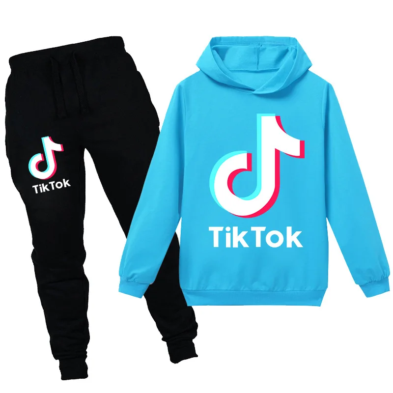 TikTok/комплекты для детей; Alan Walker me contro te; выцветший Дэдпул; комплект из 2 предметов; хлопковая футболка с длинными рукавами и капюшоном для мальчиков - Цвет: PH1244