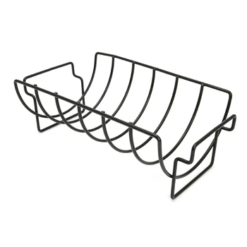 

Non-Stick Metal Wire Stand BBQ Grill Steak Holder Roasting Rib Rack Kitchen Tool 425D