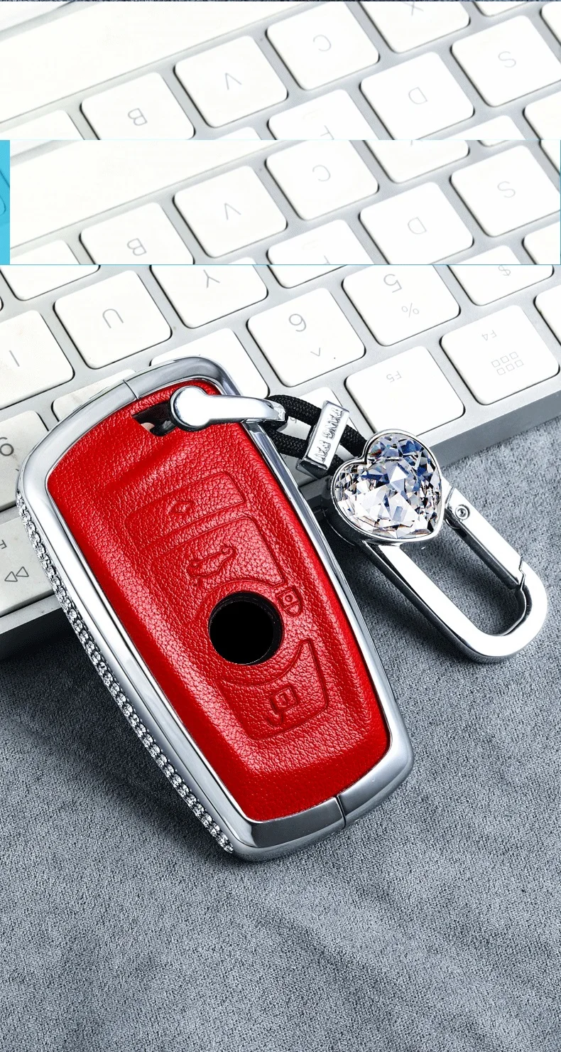 Luxury Diamond Car Remote Key Case key Cover For BMW 520 525 f30 f10 F18 118i 320i X3 X4 M3 M4 M5 E34 E90 E60 E36 F30 116I 118I