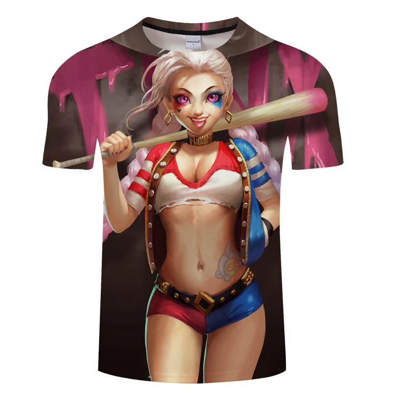 Новейшая Мужская и женская забавная футболка с 3d принтом league of legends рисунком