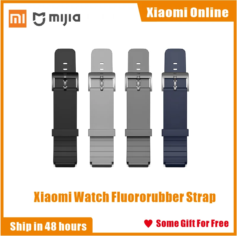 Оригинальный ремешок для умных часов Xiaomi Mi сменный мягкий силиконовый резиновый