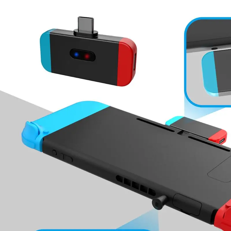 Bluetooth Wireless Adapter Transmitter Converter For Nintend Switch Headset PS4