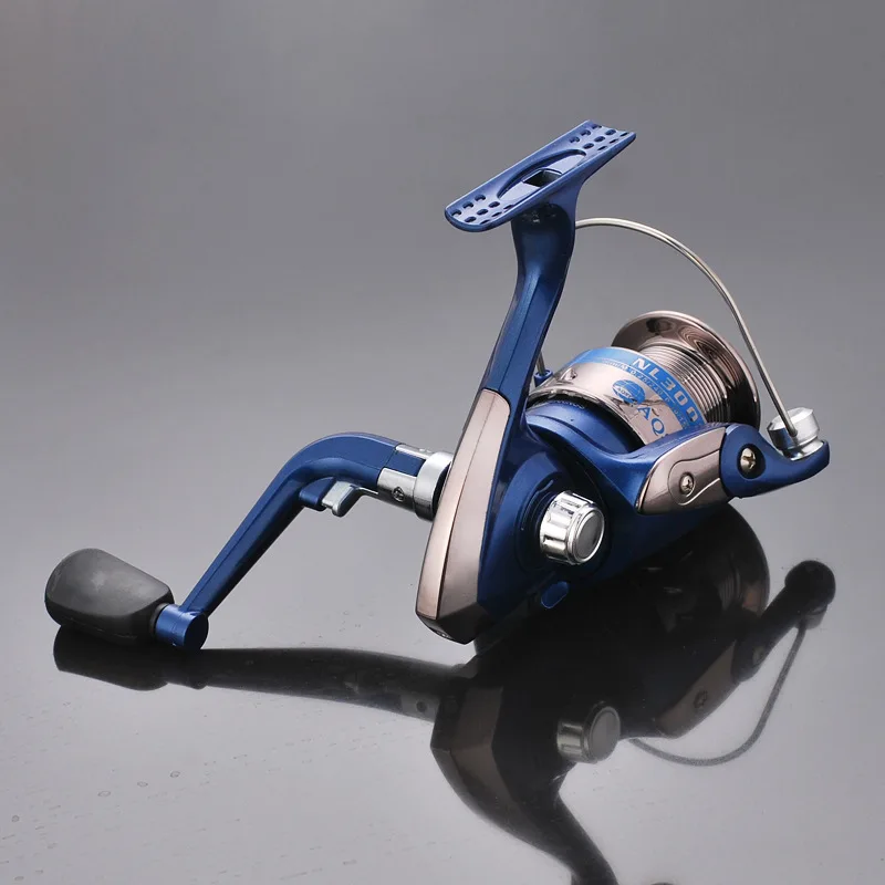 JUNZENG 2020 New Fishing coil soft rubber handshake Spinning Fishing Reel Professional Metal Left/Right Hand Fishing Reel WheelS