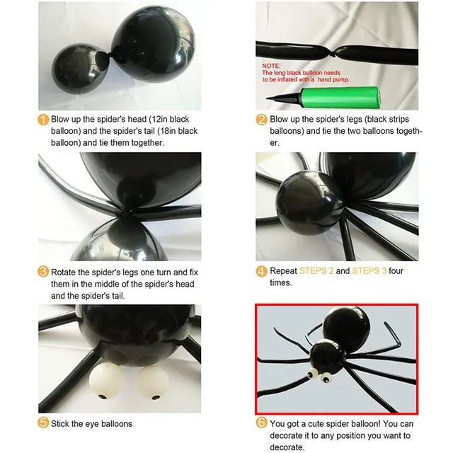 Halloween Balloon Garland Arch Kit DIY Spider Halloween Balloons Garland Party Decoration Balloon Halloween Decoration 3