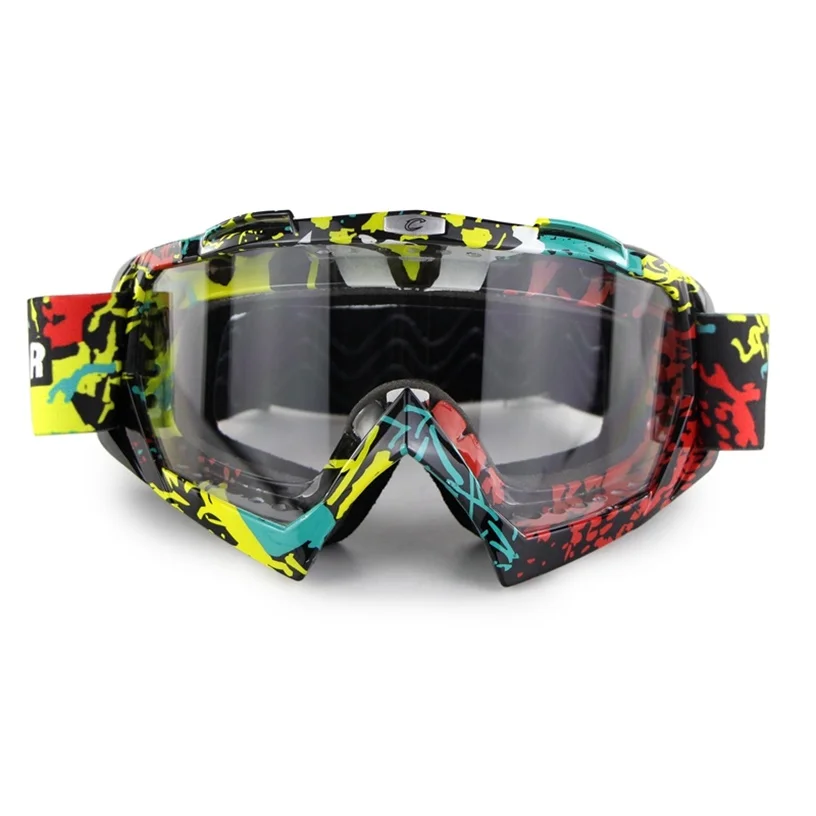 transparent color Okulary мотоциклетные очки gyozlhuk мотокросса спортивные очки на открытом воздухе brillen крутые гафы anti-UV MX gozluk kacamata occhiali brille - Цвет: transparent color