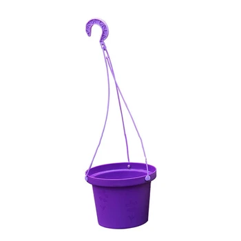

Gardening Flower Pot Color Frosted Printing Hanging Bucket Pot Green Dill Hanging Pot