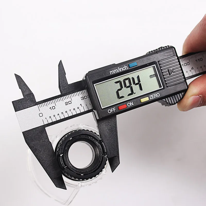 Digital Caliper Electronic Gauge Carbon Fiber Vernier Micrometer Ruler 150mm 6" 