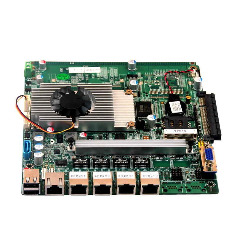 Фабрика Celeron четырехъядерный межсетевой экран мини-материнская плата ITX с J1900 процессор на плате 4 Гб 4 lan материнская плата