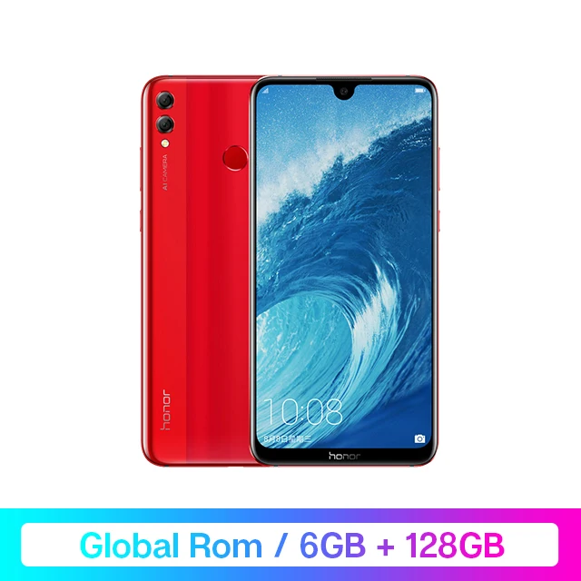 Globalrom 6G128Red Honor 8X Max, Google Play, мобильный телефон, 7,12 дюймов, большой экран, Восьмиядерный, отпечаток пальца, ID, 5000 мАч, Android 8,1, OTA,Скидка 1200 руб. /. При заказе от 9800 руб. /Промокод: newyear1200/ - Цвет: Globalrom 6G128Red
