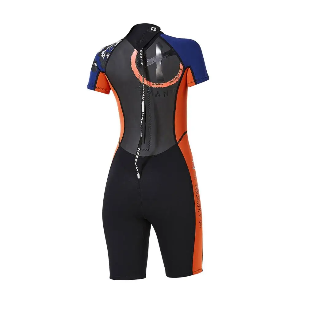 1.5mm Neoprene Women Diving Wetsuit Kayak Surfing Shorty Dive Suit Shorts Jumpsuit Back Zipper One-piece Swimwear Wet Suit 1.5mm Neoprene Women Diving Wetsuit Kayak Surfing Shorty Dive Suit Shorts Jumpsuit Back Zipper One-piece Swimwear Wet Suit