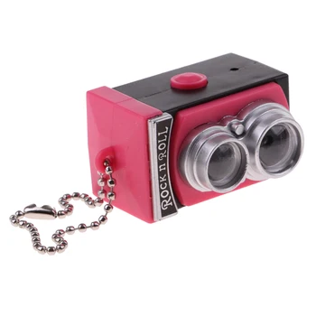 

Dollhouse Miniature 1/6 Plastic Vertical SLR Camera for Action Figures 12inch Doll Accessories Collections Pink