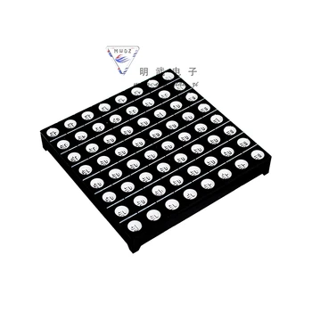 

8*8 array three-color full-color common anode RGB LED dot matrix screen module length and width 60mm dot display