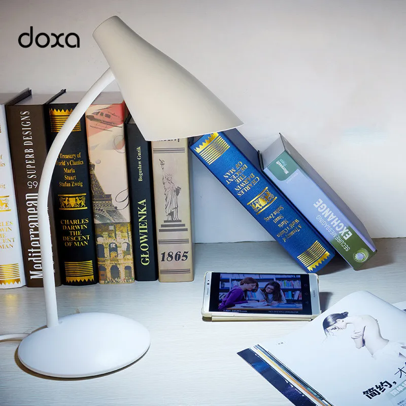 

LED Desk Lamp Simple Flexural LED Desktop Lights With Button Control GY185 Modern Eye Protection Foldable LED Table Lamparas
