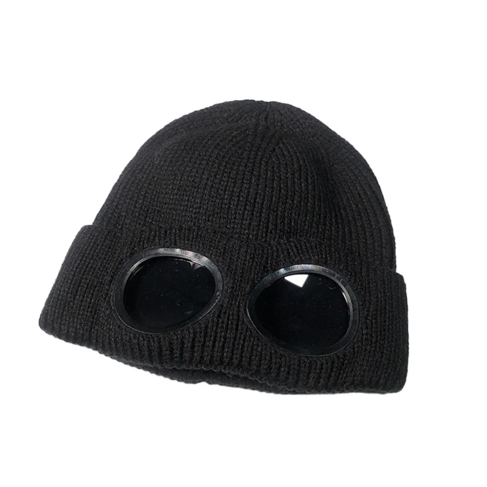 Женские модные теплые зимние однотонные шапки Skullie, вязаная шерстяная шапка, красная Повседневная Уличная шапка